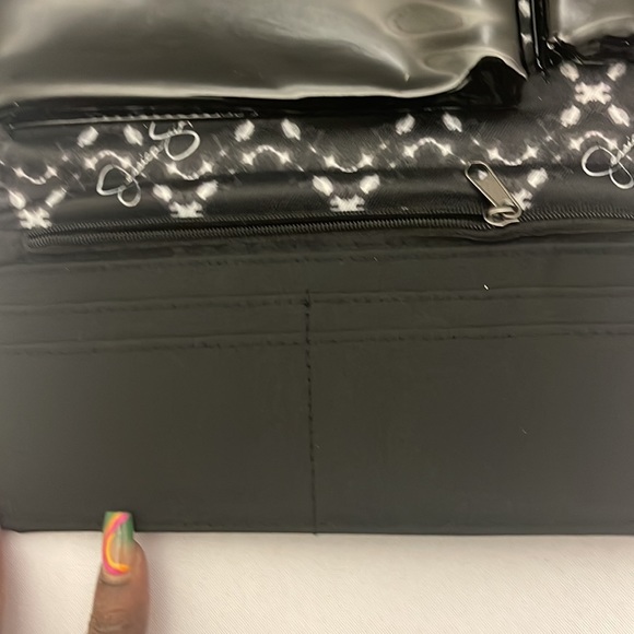 JESSICA SIMPSON ZOE WRISTLET WALLET Black - Picture 3 of 9